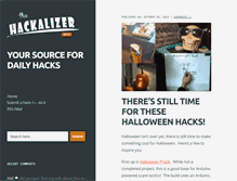 Tablet Screenshot of hackalizer.com